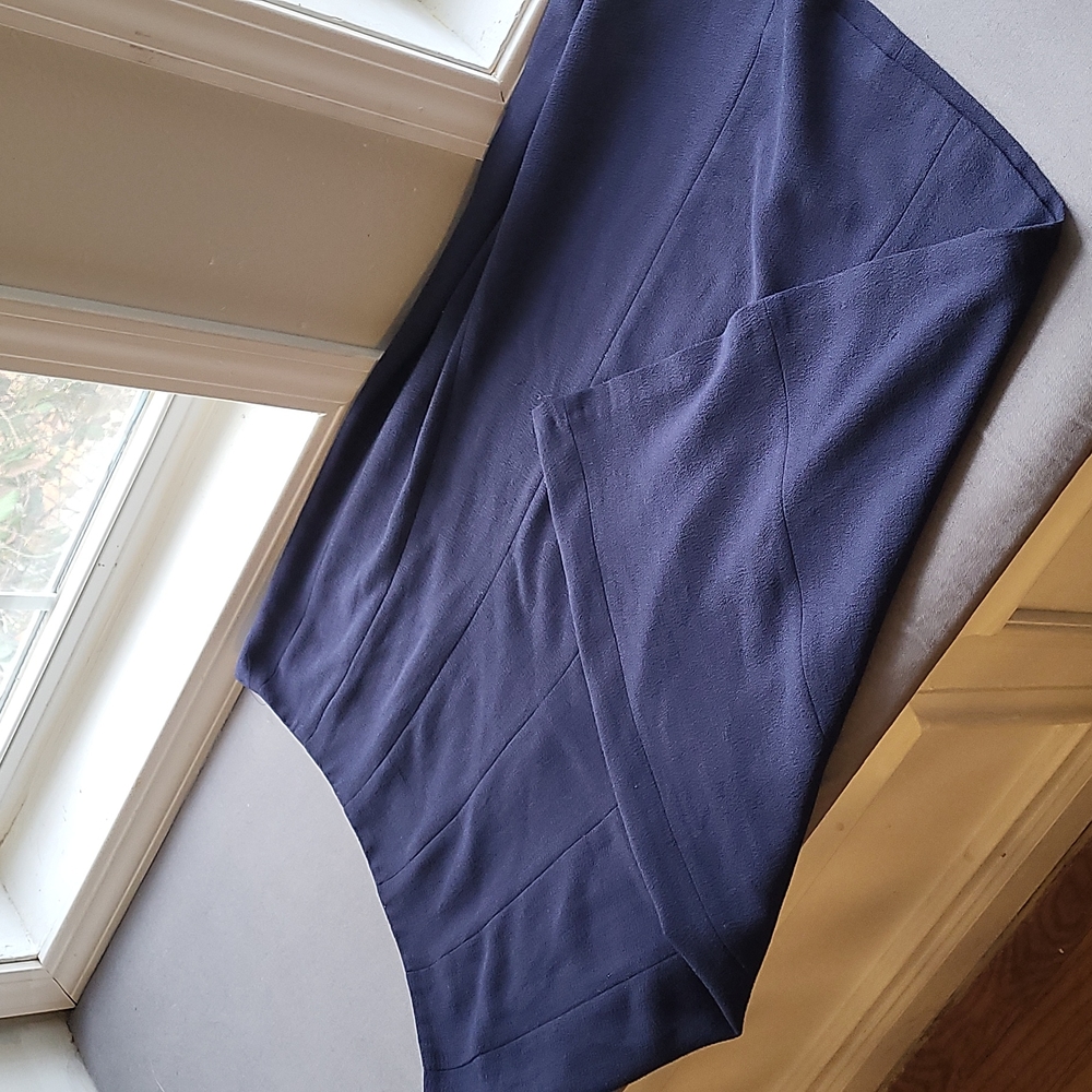 Cato blue zippered skirt